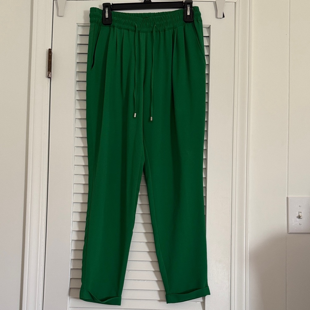 Zara Green Track Pants